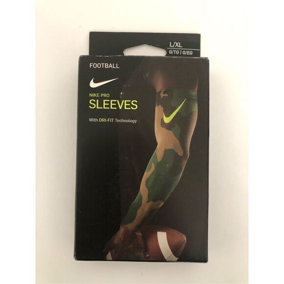 Nike Pro Football Sleeve Camo Size L/XL - Picture 1 of 3